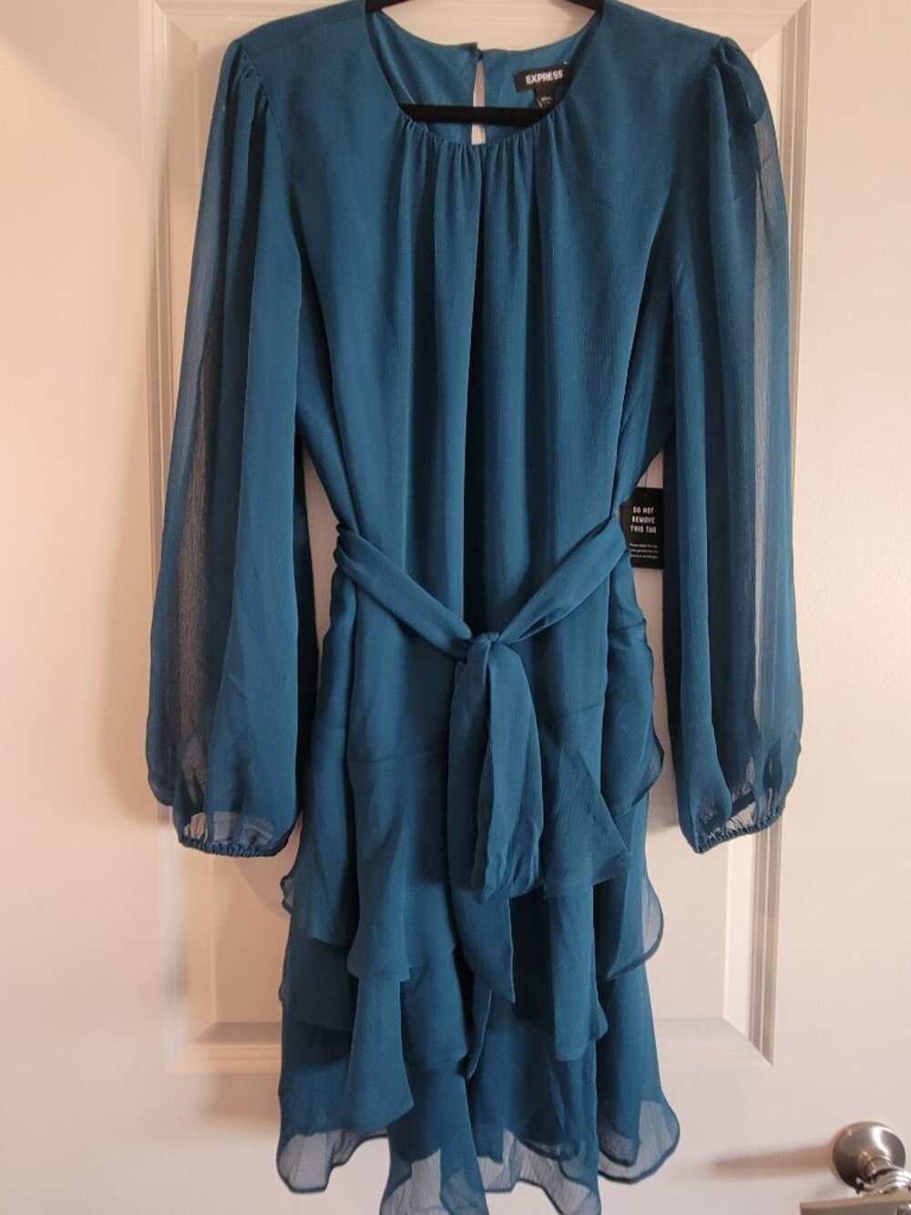 Express womens ruffle skirt dress